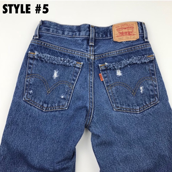 Vintage Levi’s Custom Made Orange Tab Re/Done Jean - Picture 6 of 8